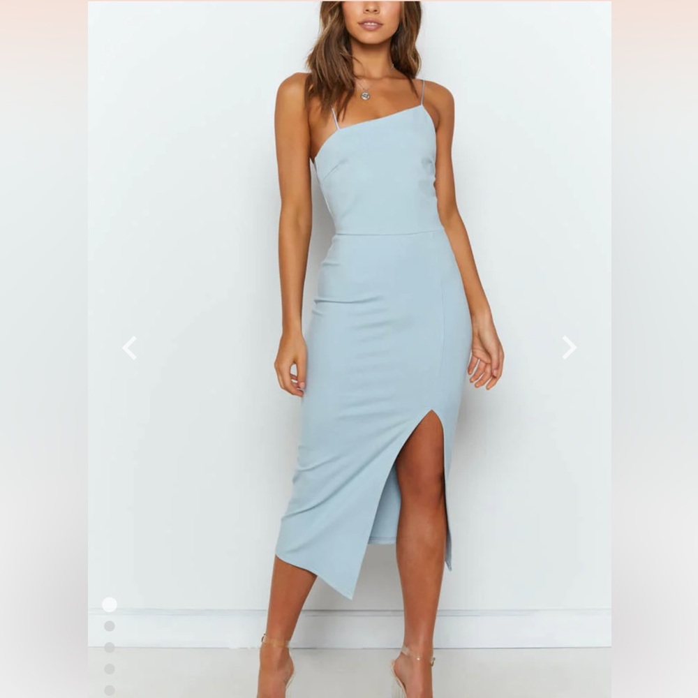 Cecilia Bodycon Midi Dress SAGE - Beginning Boutique